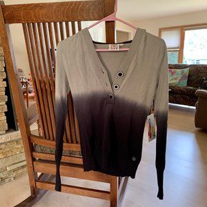 NWT Roxy Grey/Black Hombre Hoodie